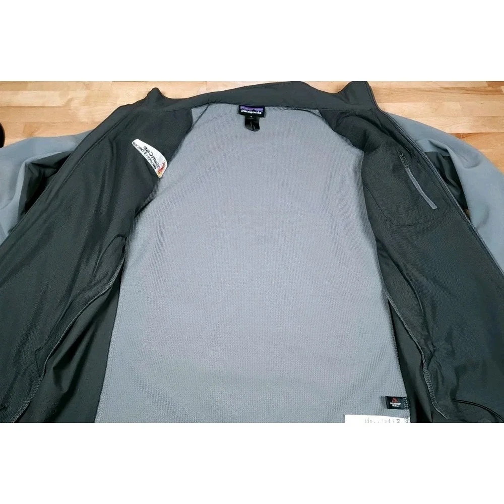 Patagonia Forge Adze Hybrid Soft‎ Shell Polartec Gray Mens Medium